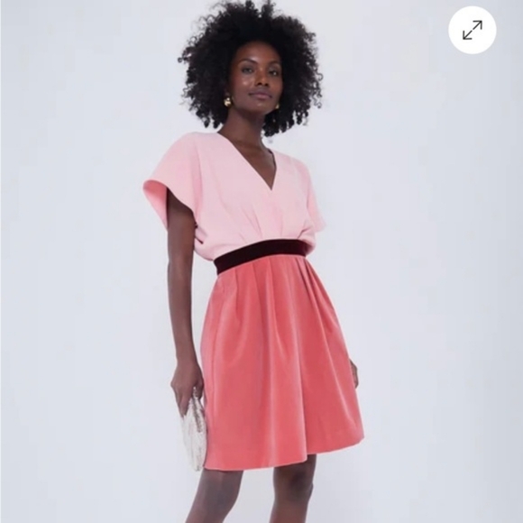 Pomander Place Dresses & Skirts - Pink Velvet Pomander Place Dress (Tuckernuck)